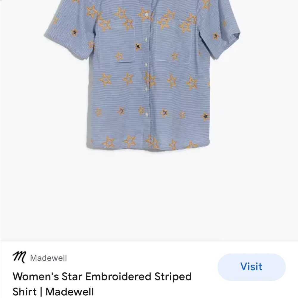 Madewell button up - Picture 6 of 6
